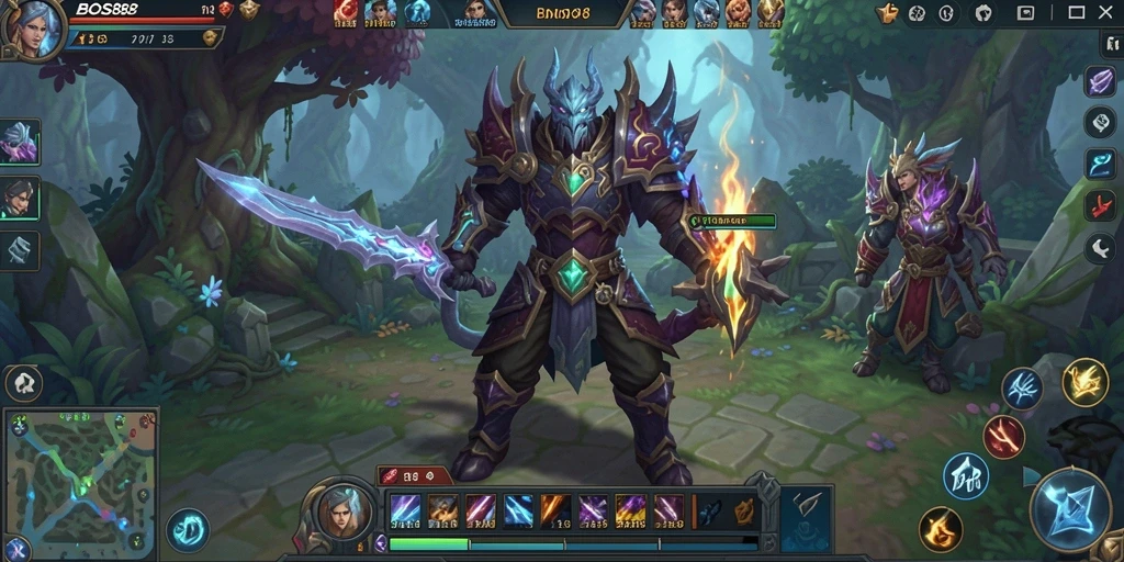 Tampilan gameplay seru di dunia MMORPG yang penuh tantangan.