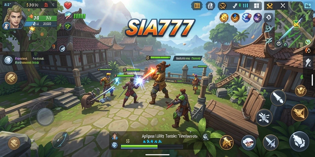 Screenshot utama SIA777 menampilkan antarmuka pengguna yang intuitif.